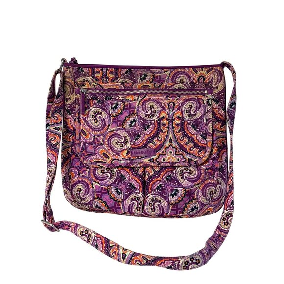Vera Bradley Double Zip Mailbag Dream Tapestry 11 in X 11 in 2.5 in - Picture 1 of 6